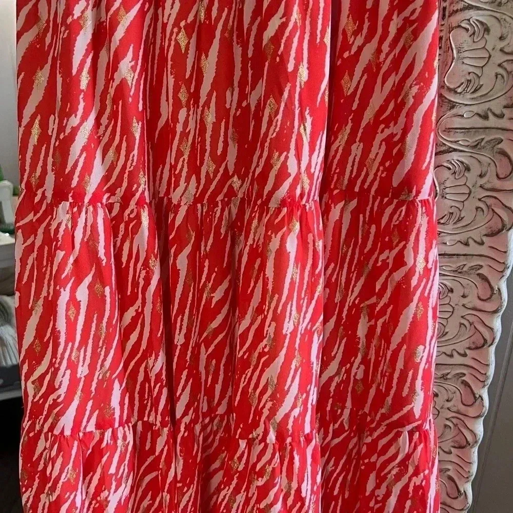 Jade Melody Tam • Zebra Teired Halter Dress - Picture 6 of 14